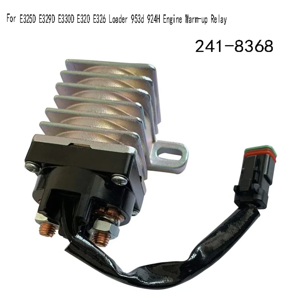 241-8368 Preheating Relay for Caterpillar Excavator E325D E329D E330D E320 E326 Loader 953d 924H Engine Warm-Up Relay