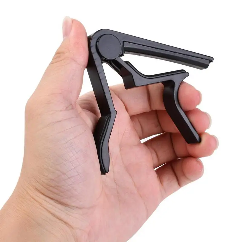 2pcs Guitar Capo For Acoustic Aluminum Alloy Kapo Guitar Accessories With 5 Picks For Bass Acoustic Electric Guitars