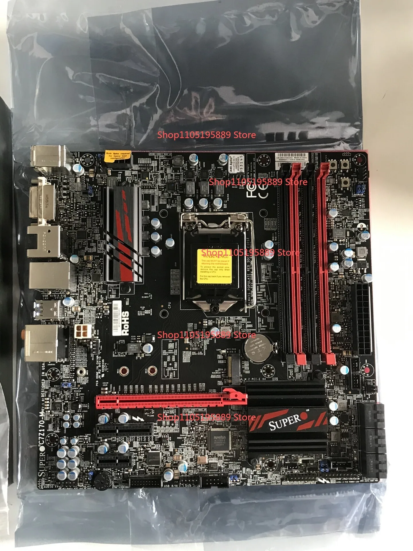 For The New Supermicro MTD-C7Z170-M Main Board CPU Interface: LGA1151 (6-7th Generation)