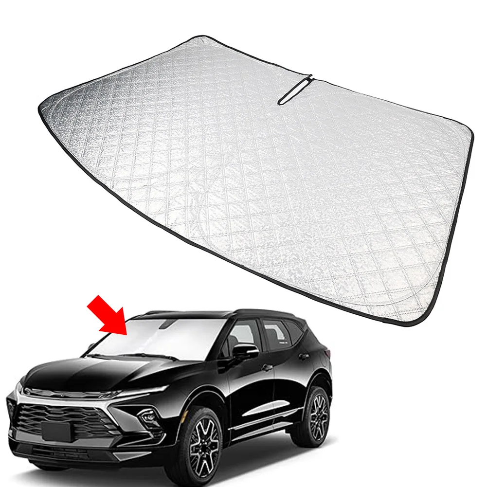 Foldable Sunshade Cover Car Windshield Sun Shade Visor Protector For Chevrolet Blazer EV 2024-2025