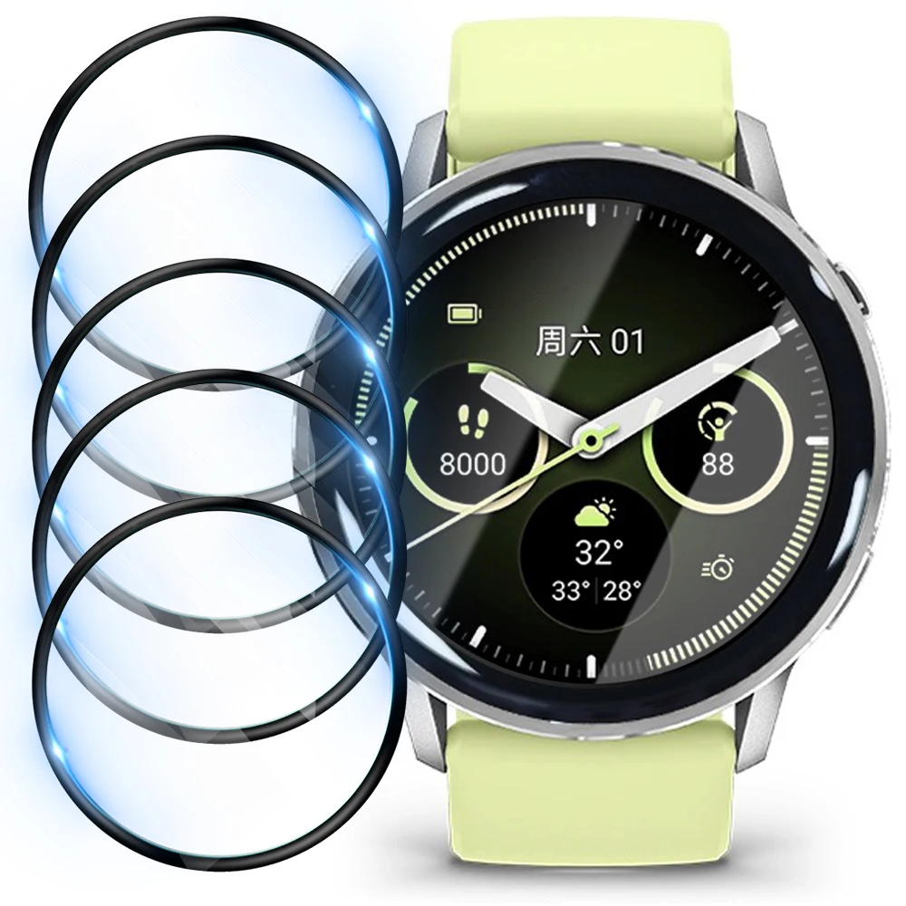 

1-5Pcs For Garmin Venu 4 41/45mm Flexible Screen Protector Anti-scratch HD Clear Case Friendly Protective Film for Garmin Venu 4