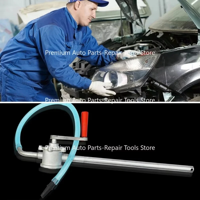 1 Set Hand Crank Oil Pump Car Suction Water Chemical Liquid Pump Portable Car Truck Fuel Oil  Diesel Transfer Sucker Han