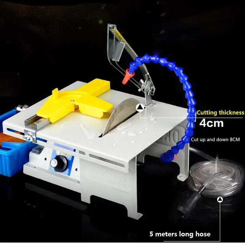 Free Ship Multifunction Mini Table Saw Stone Polisher Jade Engraving Machine Grinding machine Table Saws Jade Cutting machine fa