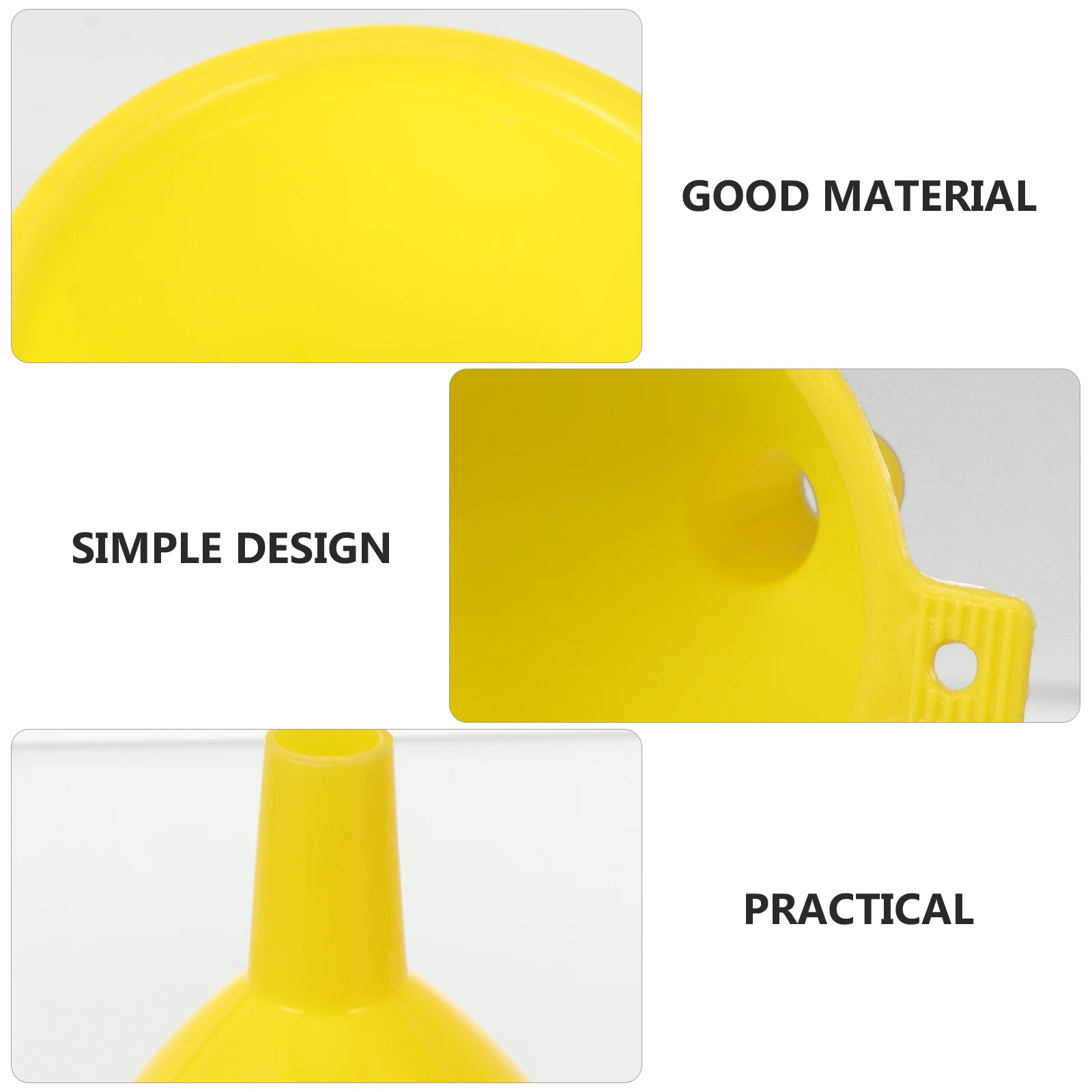 

20Pcs Durable Plastic Funnel Set Mini Funnel for Liquid and Small Solids Kitchen Labware