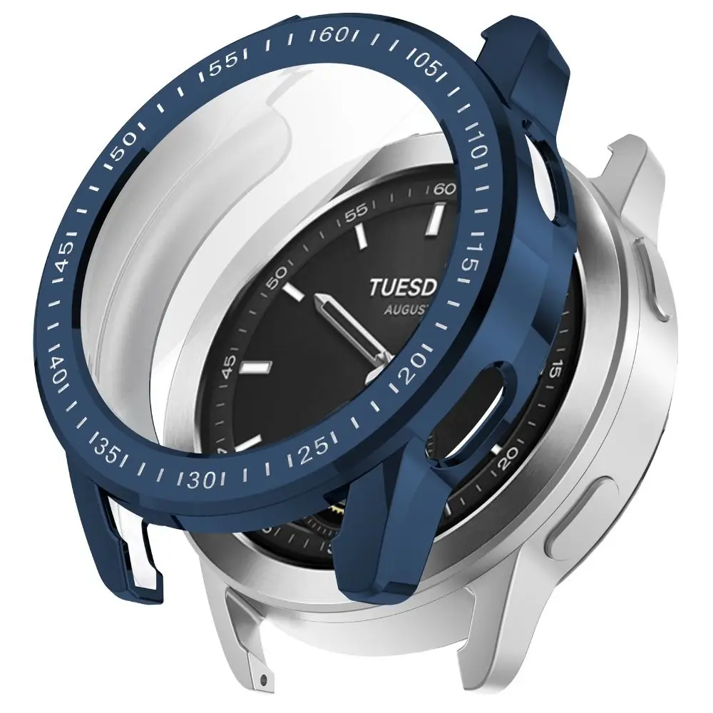 Funda de TPU de cobertura completa, carcasa protectora de parachoques inteligente, accesorios de correa de reloj, Protector de pantalla para Xiaomi Watch S3