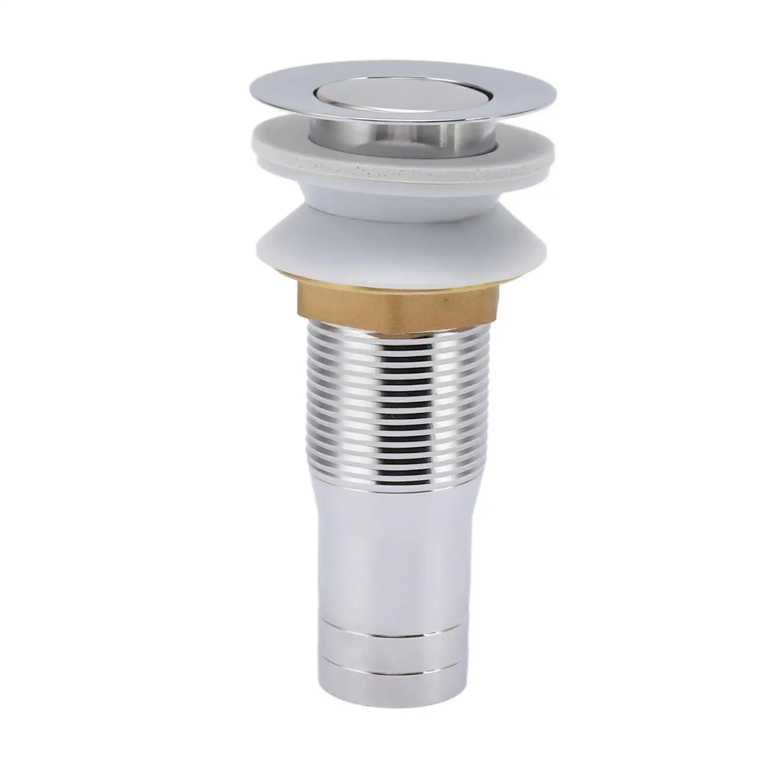 

Polished Stainless Flip Top Drain Stopper Assembly for Bathroom & for kitchen - Anti-Blocking Vanity Vessel