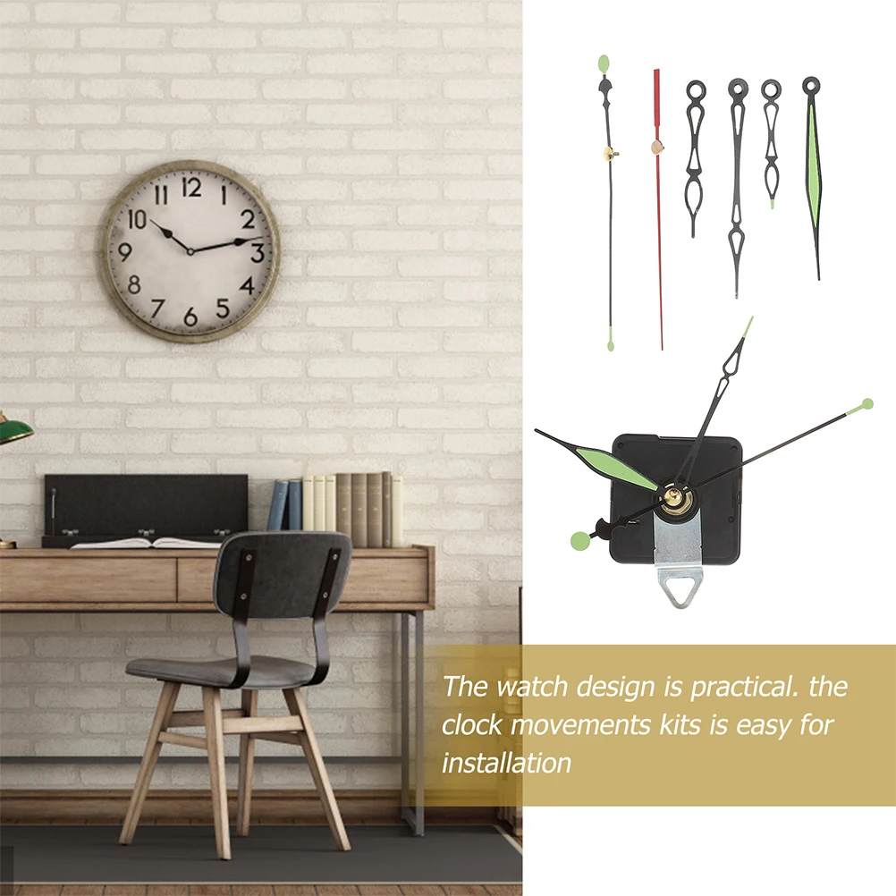 

Luminous Pointer Movement Clock Replacement Mechanism Hands Motor Kit Mechanical Making Operated Motors Powered Work