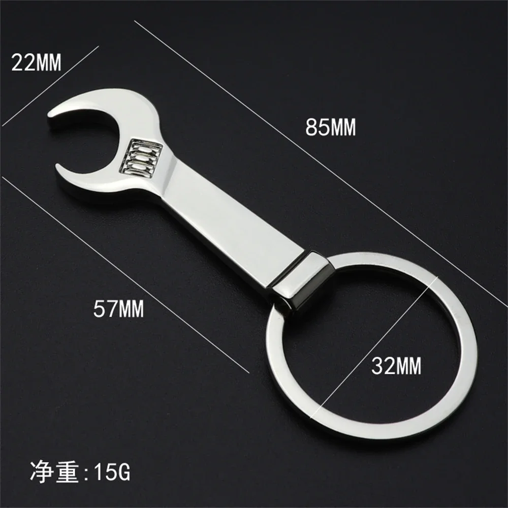 30pcs Creative Wrench Bottle Opener Zinc with Key Rings