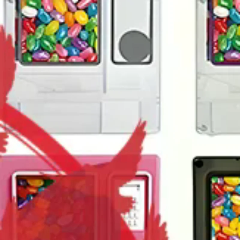 ماكينة حلوى يدوية ممتعة الحجم، هدية رائعة لعيد الميلاد أو عيد الميلاد، موزع ديكور للمكتب أو العداد #1