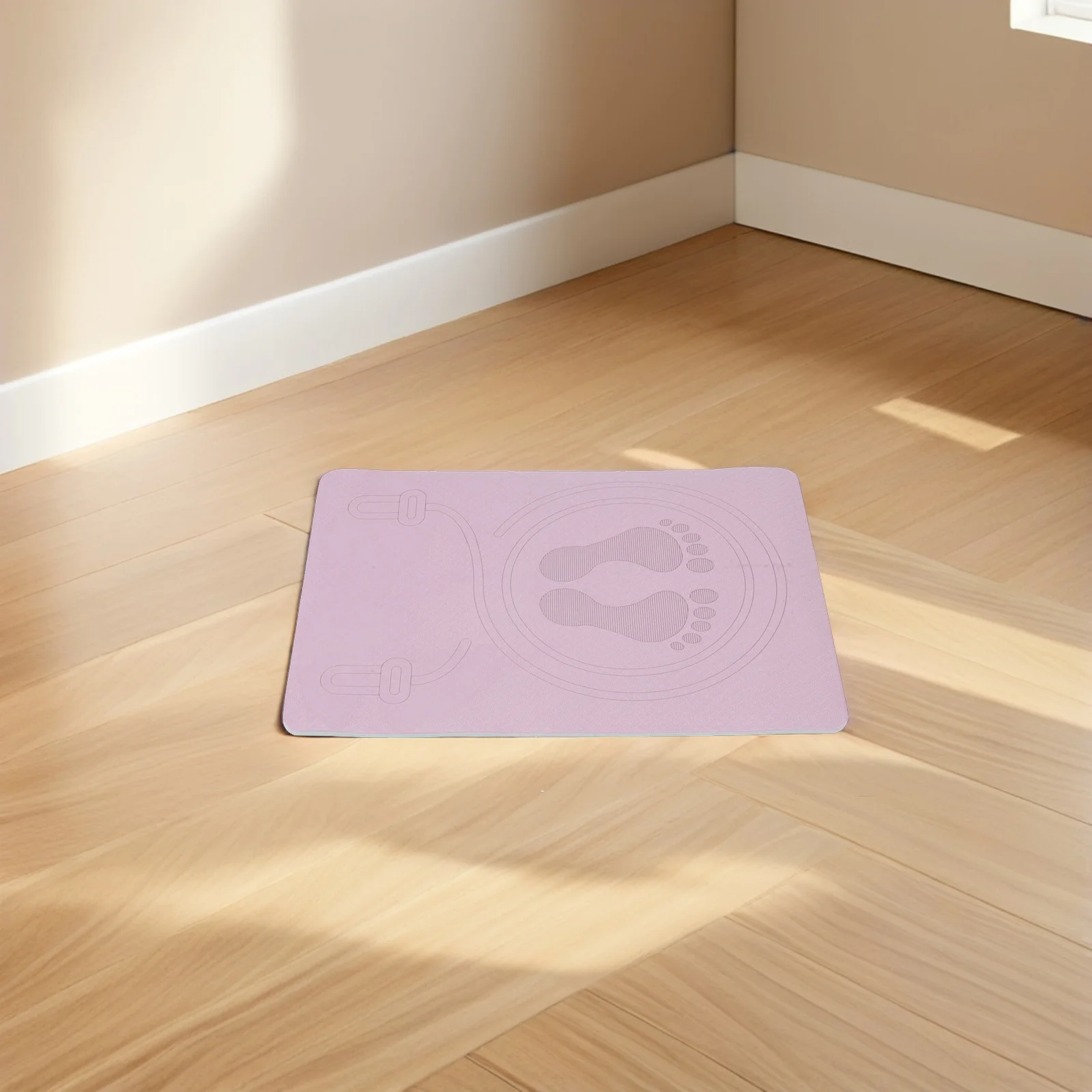 

Jump Rope Mat Indoor Thick Shock Absorbing Tpe Exercise Pad Non Slip Floor Protecting Noise Reduction Workout Mat