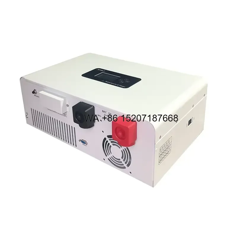 Wmwmnu for Vmaxpower 3000W Solar Inverter DC to AC Single Dual Pure Sine Wave 98% Efficiency 100% Power Factor Low Noise 2