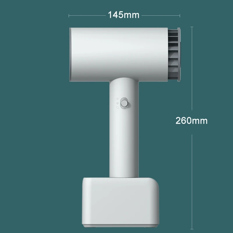 مجفف الشعر اللاسلكي القابل لإعادة الشحن بالرياح الساخنة والباردة، مجفف الشعر اللاسلكي للسفر، شحن مباشر