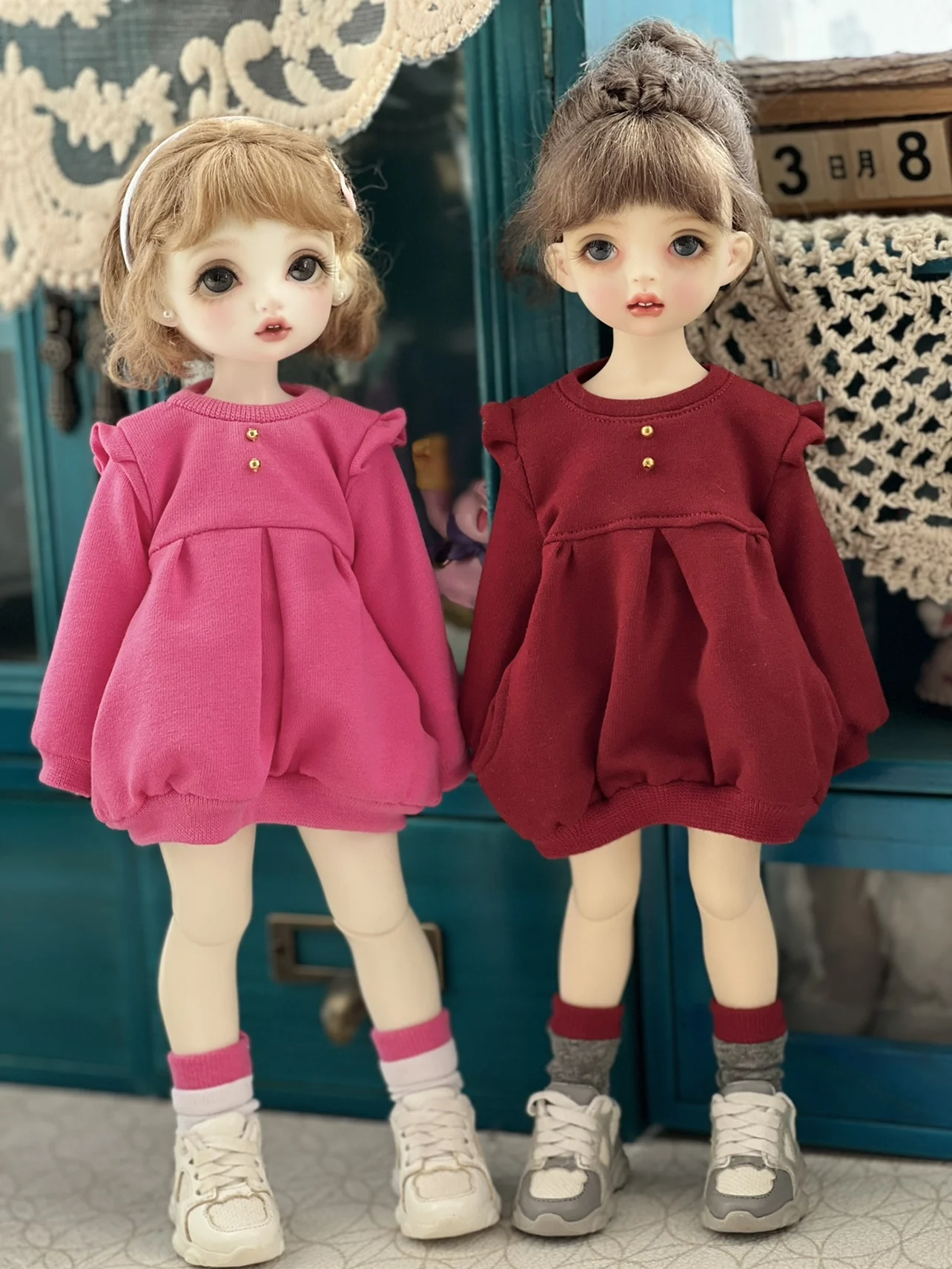 BJD doll clothes are suitable for 1/4 1/5 1/6 size cute doll coat  1/6 doll clothes 36 cm 45cm  doll accessories (2 colors)