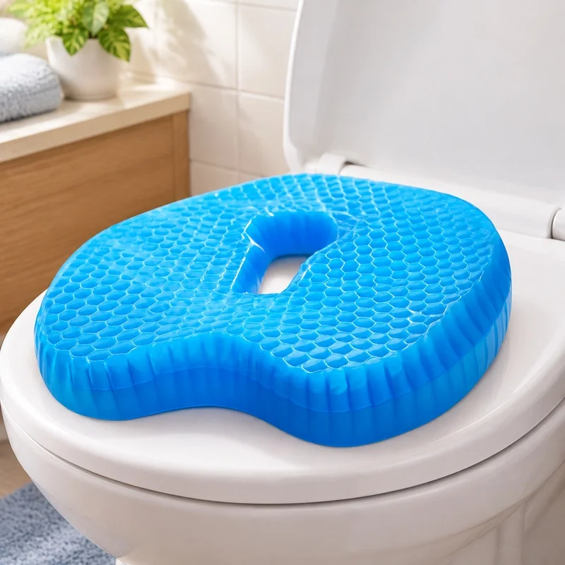 Comfort-Enhancing U-Shaped Gel Cushion Designed for Long-Term Seating Support