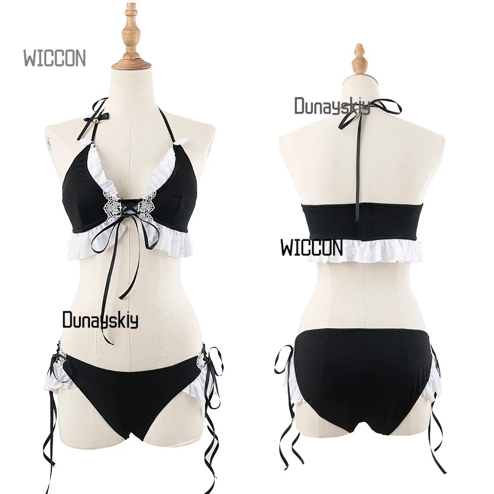 VTuber Amane Tama Amiya купальник комплект для косплея купальник парик аниме игровой наряд для летней пляжной вечеринки Хэллоуин удобства