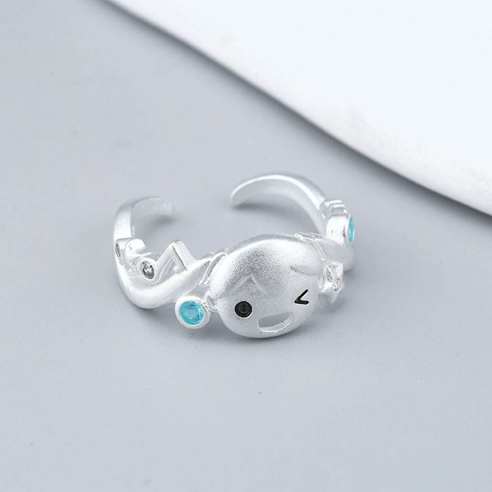 Cartoon Anime Hatsune Miku Peripheral Ring Unisex Adjustable Mobius Ring Cosplay Jewelry Accessories Fan Collection Gifts image 5