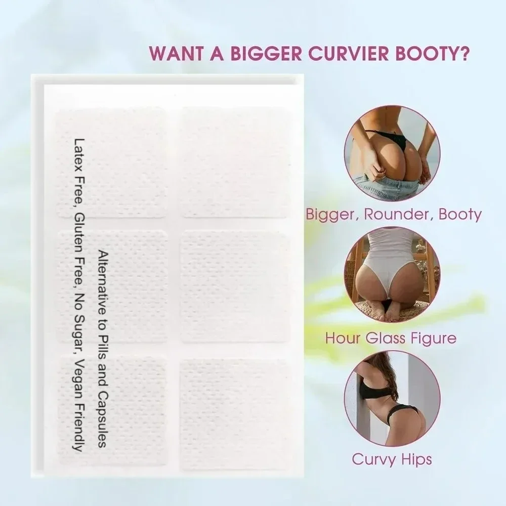 30 Patches Curve Butt Enhancement Transdermal Patches Butt Enhancer Glute Growth
