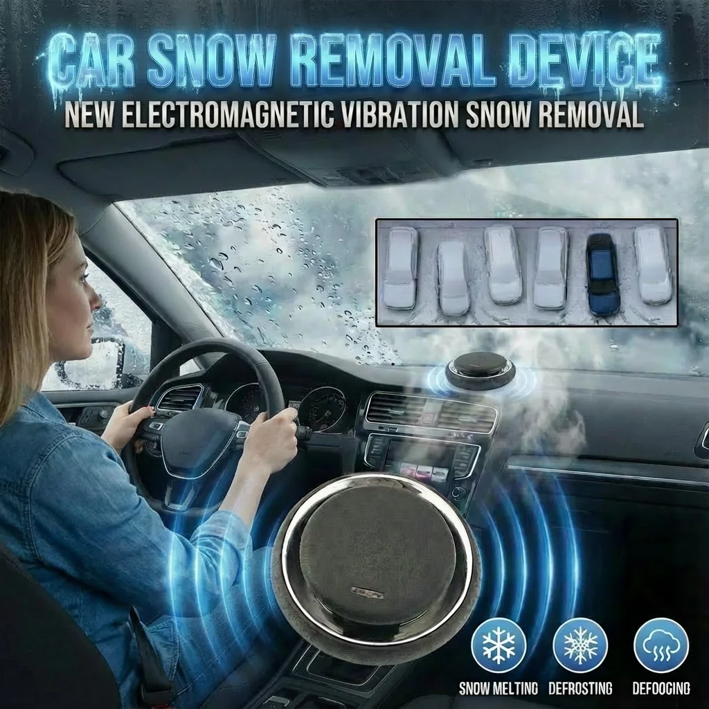Electromagnetic Ice 2026 New Remover  Melting Deicer Solar Power Supply Winter Car Antifreeze   Portable Air Freshener