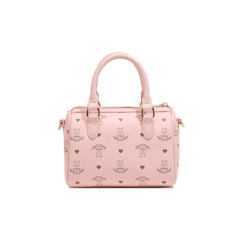 Disney Winnie The Pooh New Women's Mini Handbag Cartoon Pink Women's Shoulder Crossbody Bag Mini Fashion Casual Women's Bag