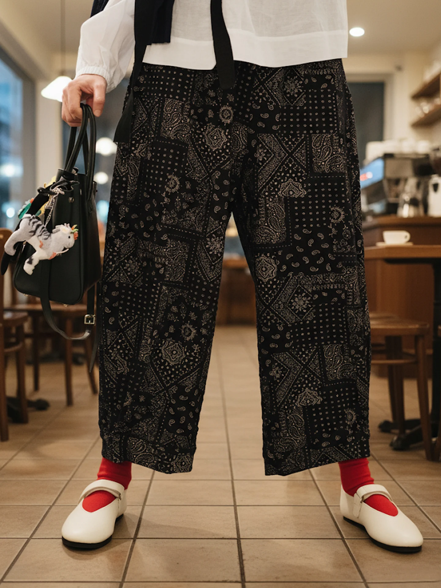 

Women's Loose Paisley Print Wide - Leg Pants Casual Daily Wear Trendy & Comfortable 255216