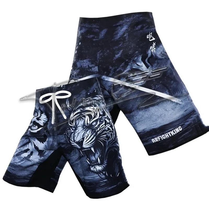 Shorts MMA Dargon Tiger Muay Thai Pants Men's Fight Shorts Martial Arts BJJ Grappling Kickboxing Cage Fighting Boxing Trunks