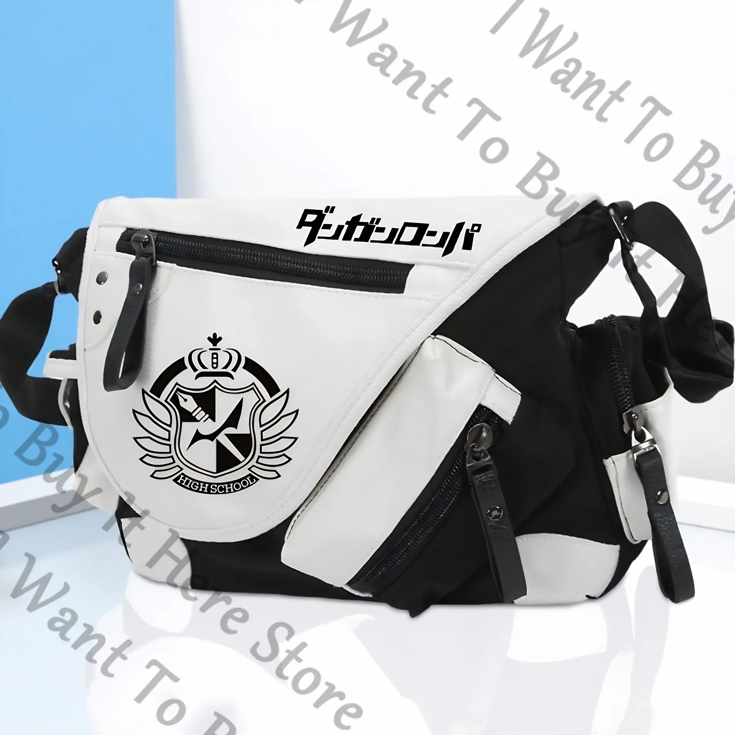 

Аниме Kokichi Oma Monokuma Nagito Komaeda Danganronpa Косплей Мультфильм Сумка-мессенджер Орнамент Школьные принадлежности Рюкзак Игра Подарок