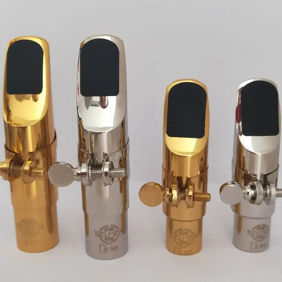 S90 E-Flat ATLO Saxophone Metal Mouthpiece Drop B Tenor Treble Mouthpiece Accessories