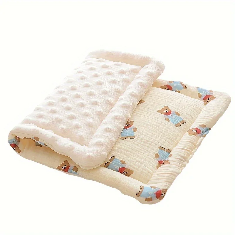 Tidur Siang untuk Bayi Baru Lahir Penyerap Keringat Bantal Universal Bayi Katun Bernapas