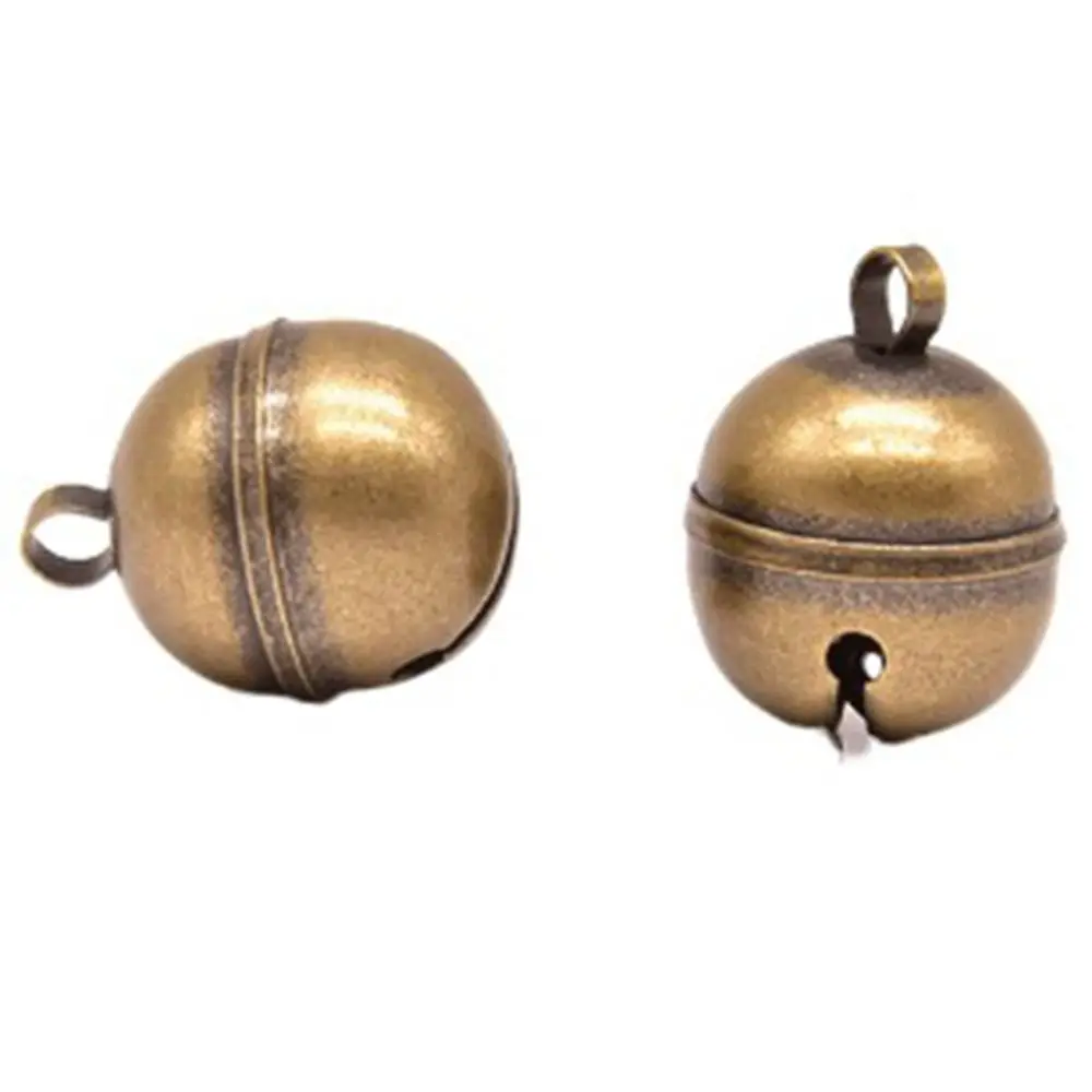 Flat Ring Creative Pet Tracker DIY Bell Pendant Key Rings For Christmas Tree Pet Pendant Jingling Bells Cat Bell Key Ring