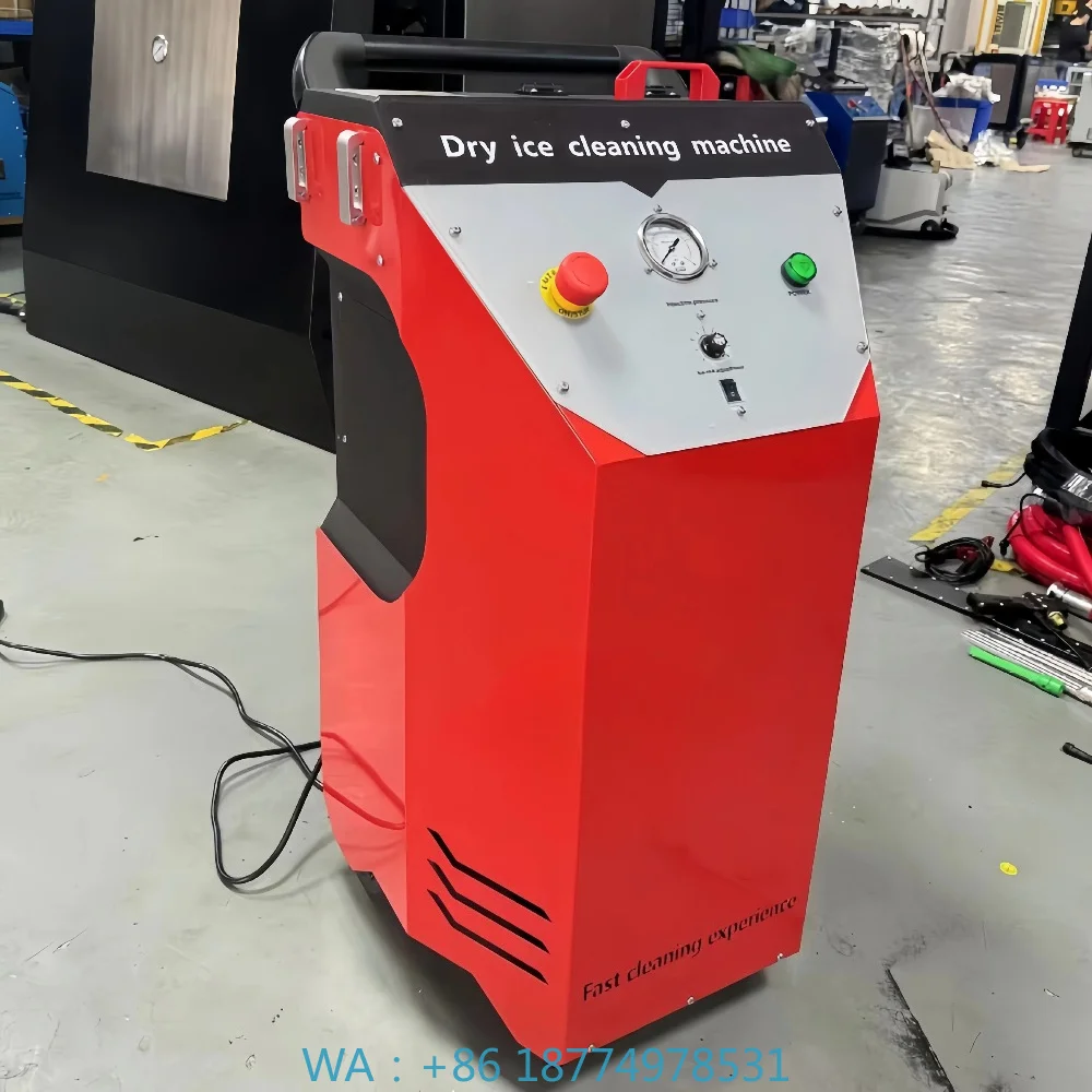 Dry Ice Cleaning Machine Connected With CO2 Tank Portable Dry Ice Blaster Car Washing Dry Ice Cleaner Machine