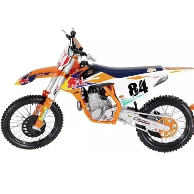 Maisto 1:6 KTM 450 SX-F Factory Edition 2018 Moto Alliage Moulé Sous Pression Modèle Red Bull KTM sourire croix Jouets Enfants Cadeau