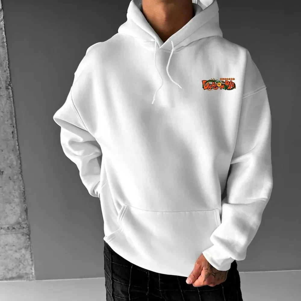 لعبة دراغون بول الوردي هوديي الرجال النساء 2025 الشتاء القطن البلوز ماجين بو الشر بو الشر أوزوتو ثلاثة الأشرار تصميم برتقالي #3