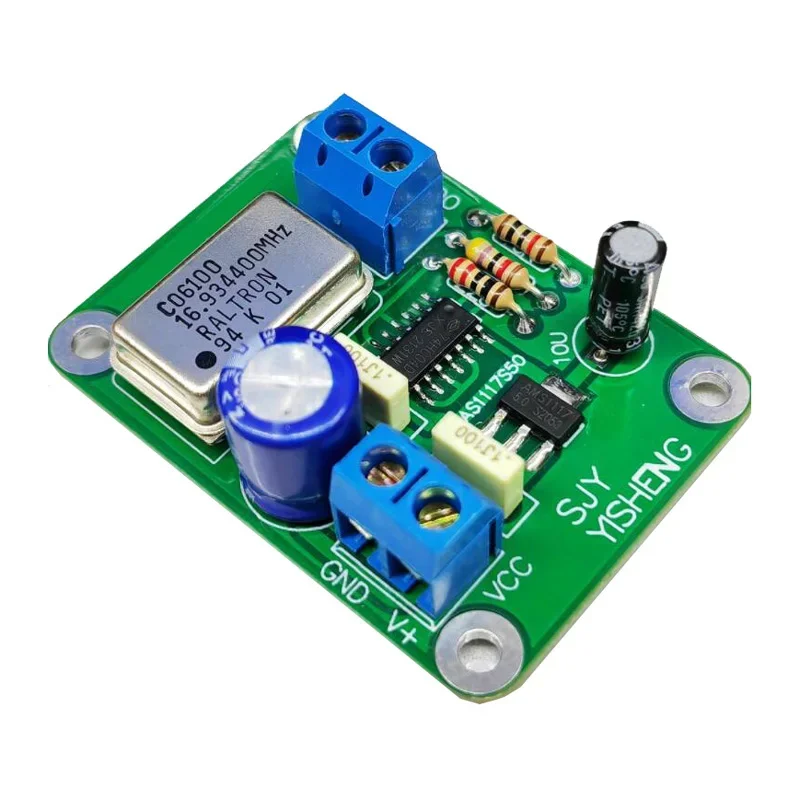 New HIFI Active Clock 16.9344M Active Crystal Oscillator Finished Diy Kit Board For CD DAC