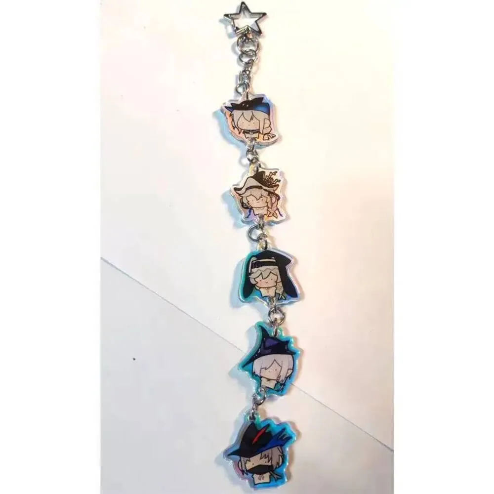 

Arknights Skadi Spectre Ulpianus кулон аниме цепочка акриловые брелки металлический держатель брелок ювелирные изделия подарки