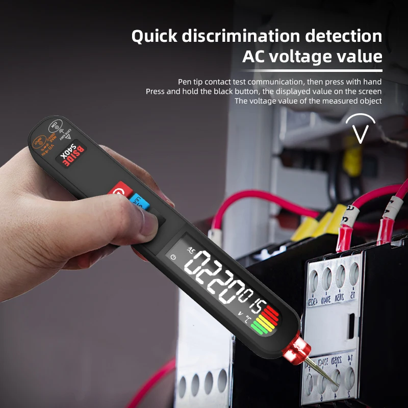 USB Charge Digital Multimeter Leakage Voltage Tester Pen Breakpoint Voltmeter AC DC Voltage Diode Resistance Capacitance Test