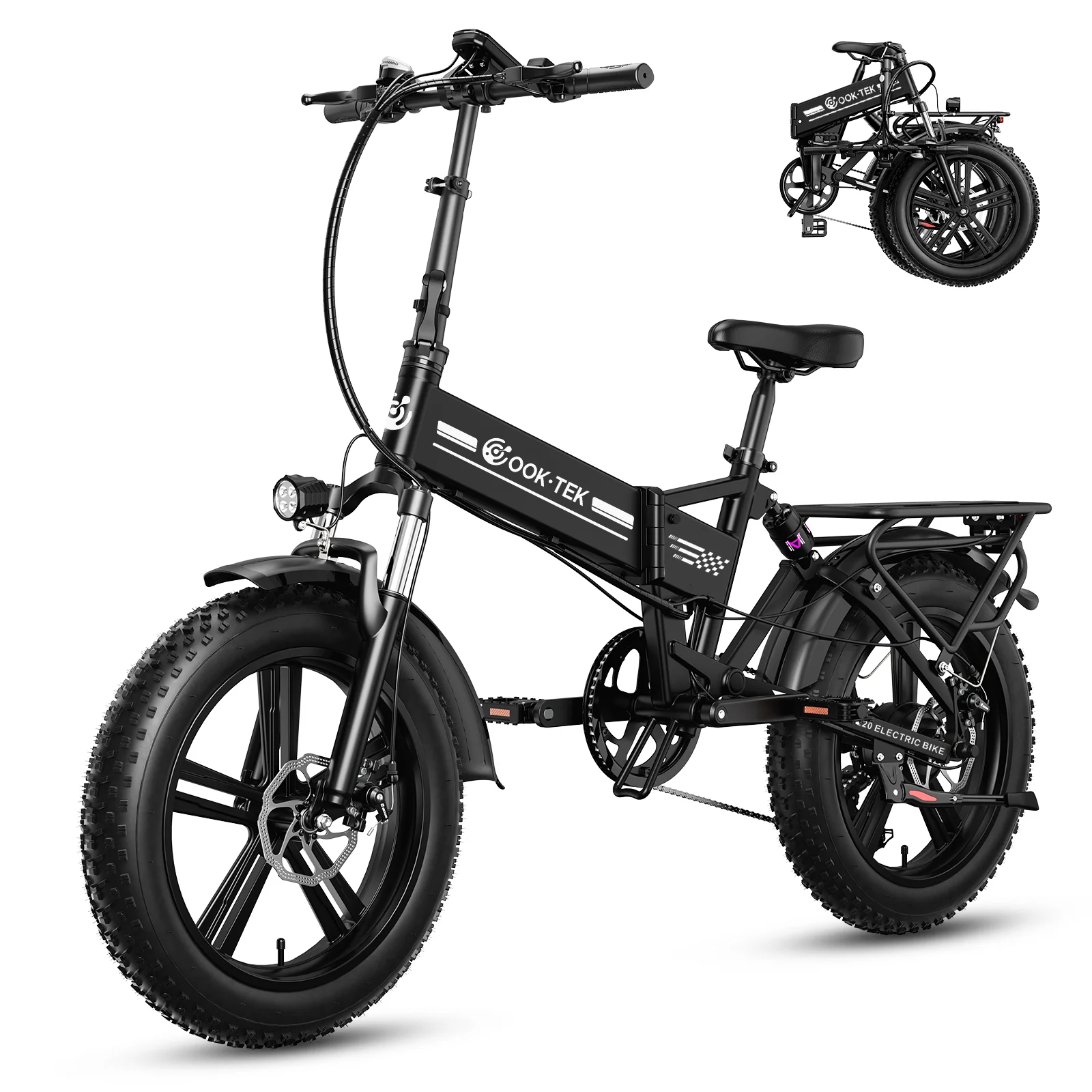 

48V15AH 20 inch fat tire folding electric mountain bike bike