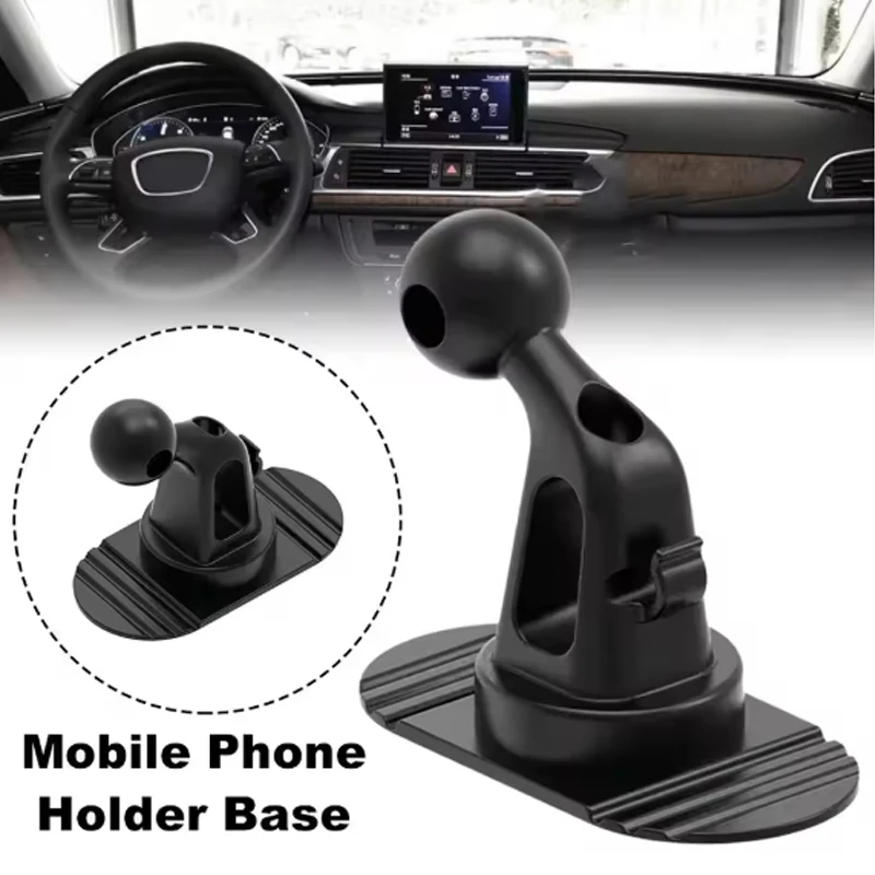 Car Holder Base Wireless Charging Phone 360 Degree Stand Instrument Panel with Cable Buckle Adhesive Base Phone Holder