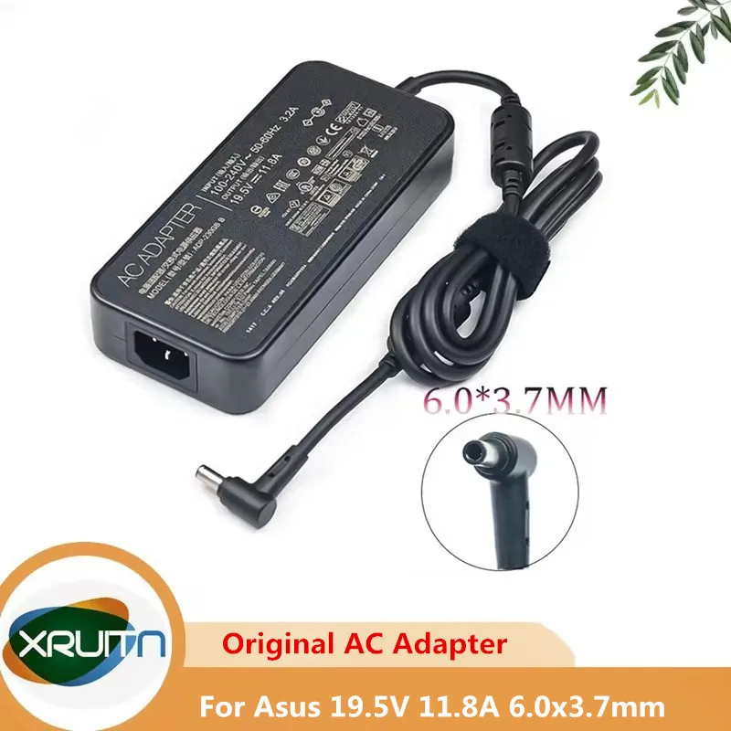 

Оригинальное зарядное устройство переменного тока 19,5 В, 11,8 А, 230 Вт, 6,0*3,7 мм ADP-230GB B для ноутбуков ASUS ROG Strix G531GV-DB76 UX581 UX581LV G512L