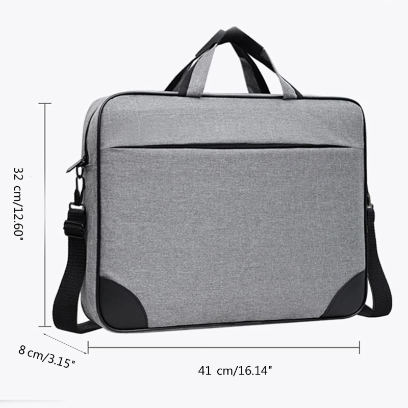 15,6 en bolso para computadora portátil, bolso hombro, bolso para portátil, bolso cruzado oficina y viaje