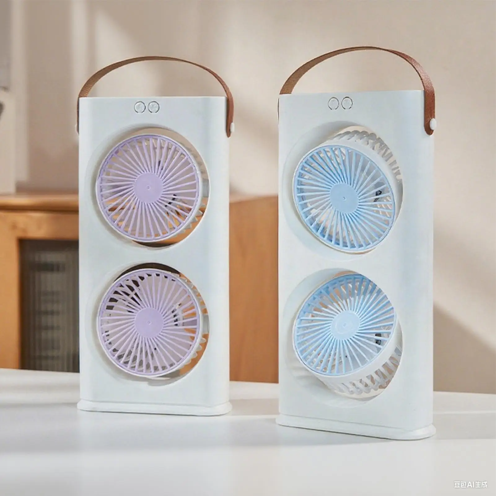 

Настольный вентилятор, 3 скорости, настольный охлаждающий электрический вентилятор с двойной головкой, 1200 мАч, настольный аккумулятор, воздухоохладитель, принадлежности для горячей погоды для