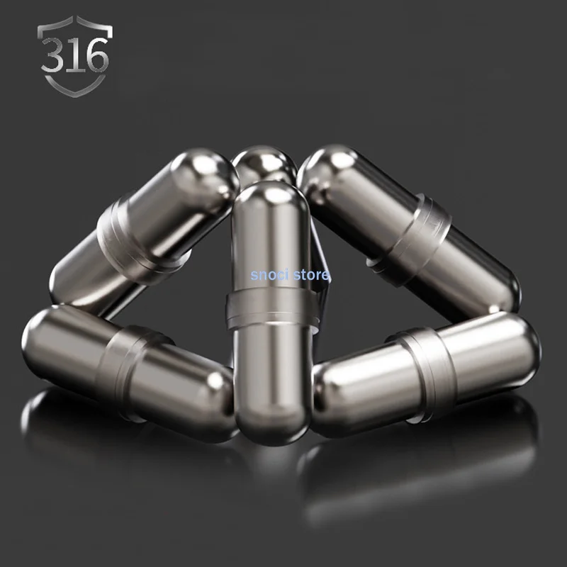 Magnetic Stir Bar 316 Stainless Steel Stirrer Stir Bars Silent Self-Balancing Stir Rod High Temperature Resistance 6X22mm