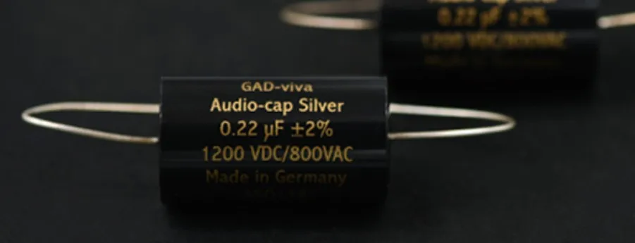 

1pcs German original GAD Silver 1200V tube amplifier frequency division coupling silver foil audio capacitor Free shipping