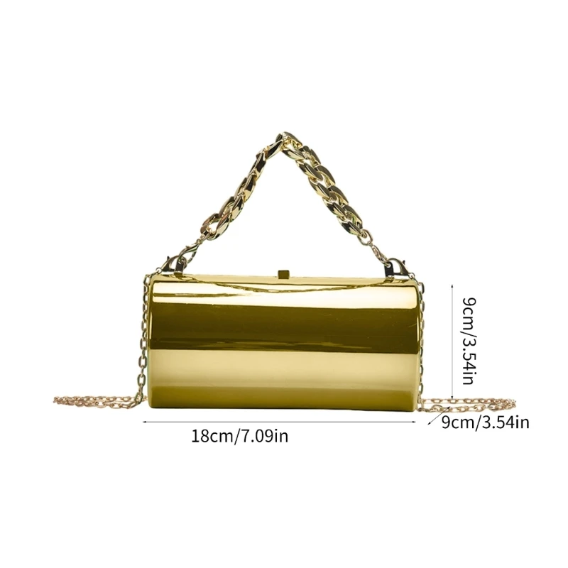 2023 NEW Chain Bag Evening Bag Shoulder Bag Tote Bag for Women Girl Solid Color Handbag Large Capacity Crossbody Bags