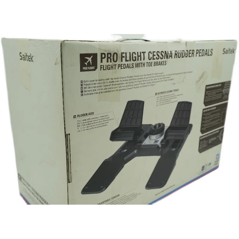Saitek Logitech Cessna, Foot Rudder, Flight Simulator