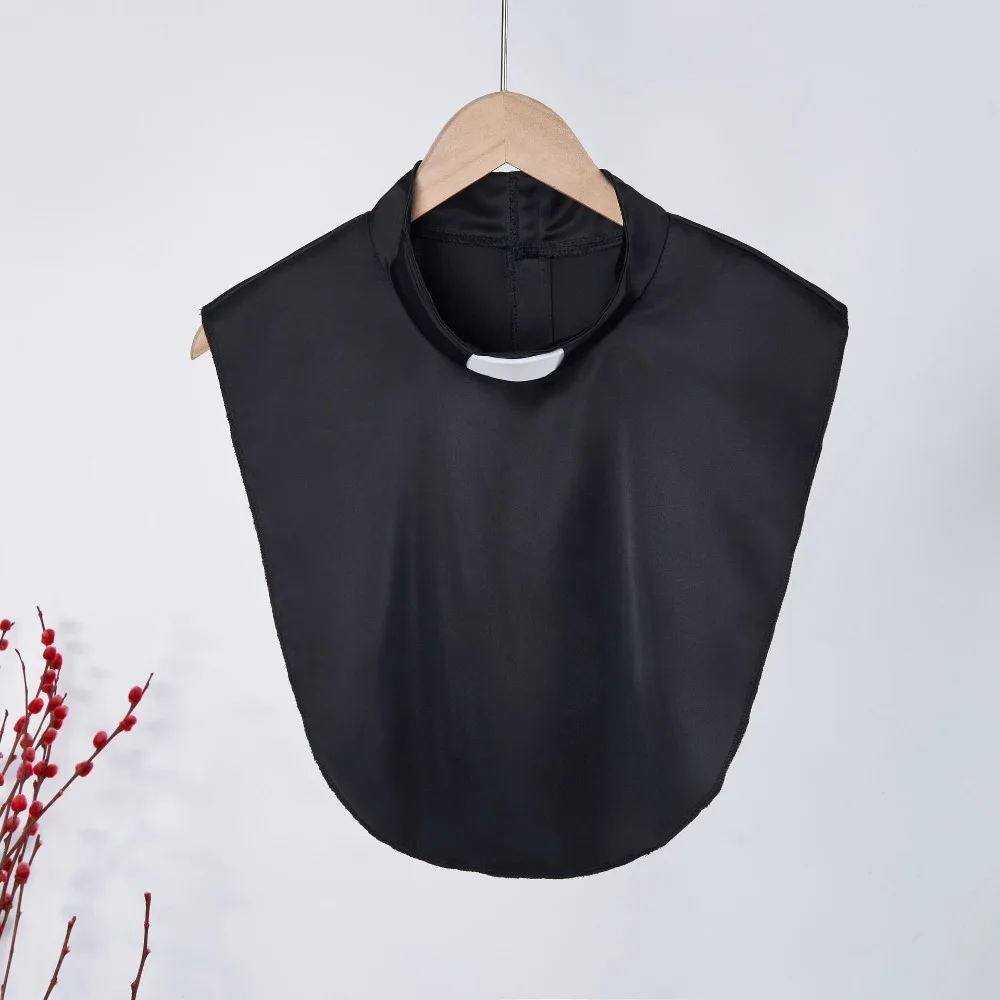 

Base Decorative Solid Color Fake Collar Brushed Comfortable False Collar Turtle Neck Detachable Shirt Collar Sweater Accessory