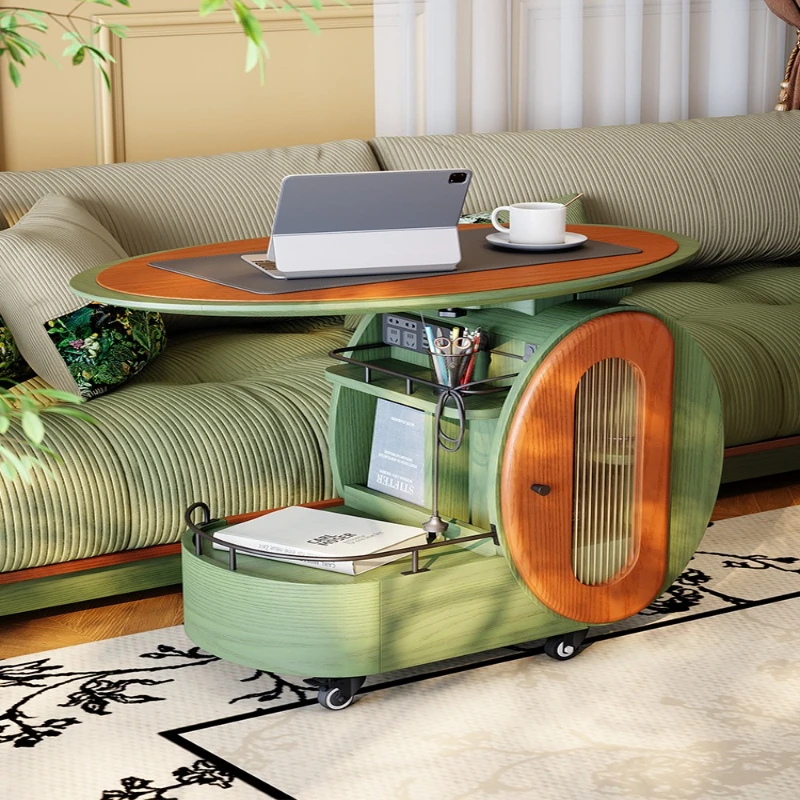 Mobile computer desk, sofa side, movle workbench