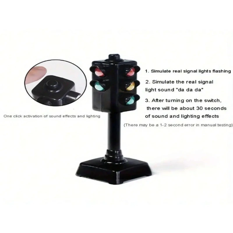 Ampelspielzeug, Mini-Verkehrsschilder, pädagogisch für Kinder, Sicherheits-Lernspielzeug für Kinder, Geburtstagsgeschenkidee