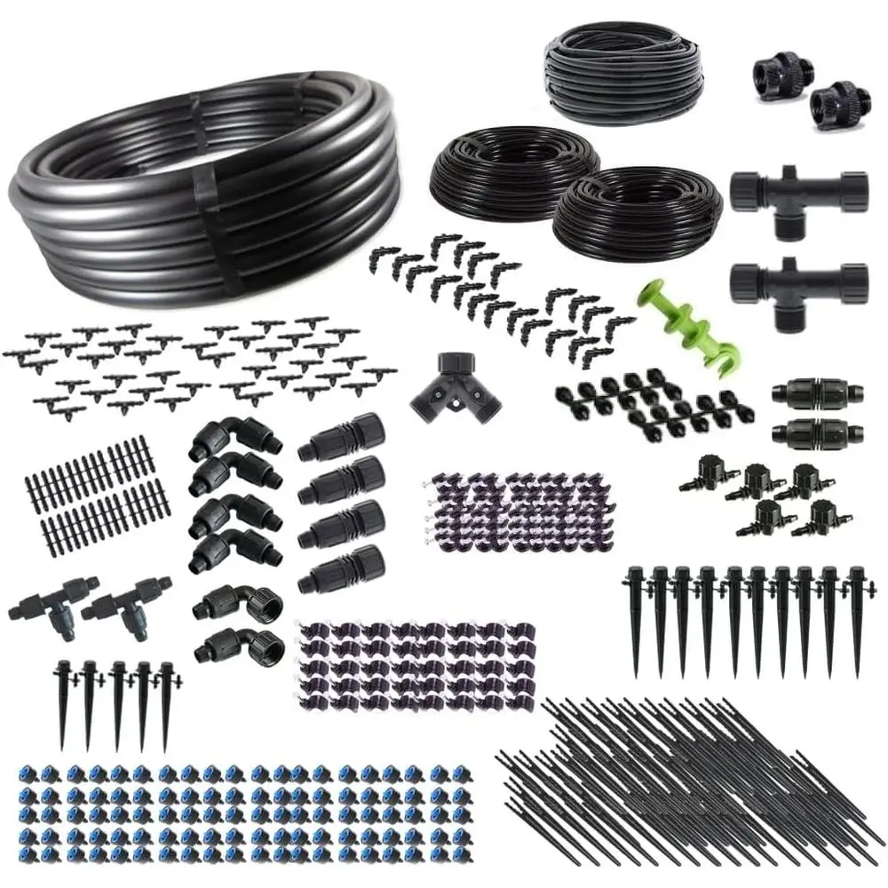 

Компактная система капельного орошения для эффективного выращивания растений в контейнерах