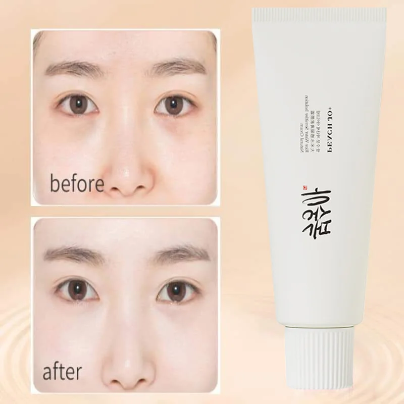 Rice Isolation Cream 50ml Concealer Natural Brightens Tone Cover Pores Texture Cream Face Before Makeup Moisturizing Skin Korean