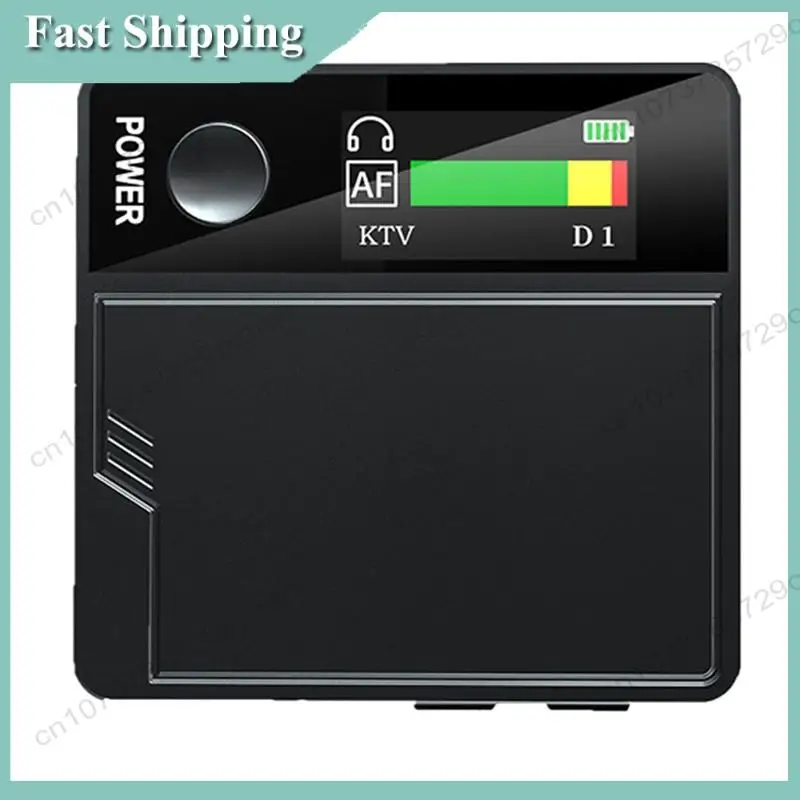 -A01R Mini Broadcast Handheld Clip-On Microphone Built-In Mic 11 Sound Effects Voice Changer